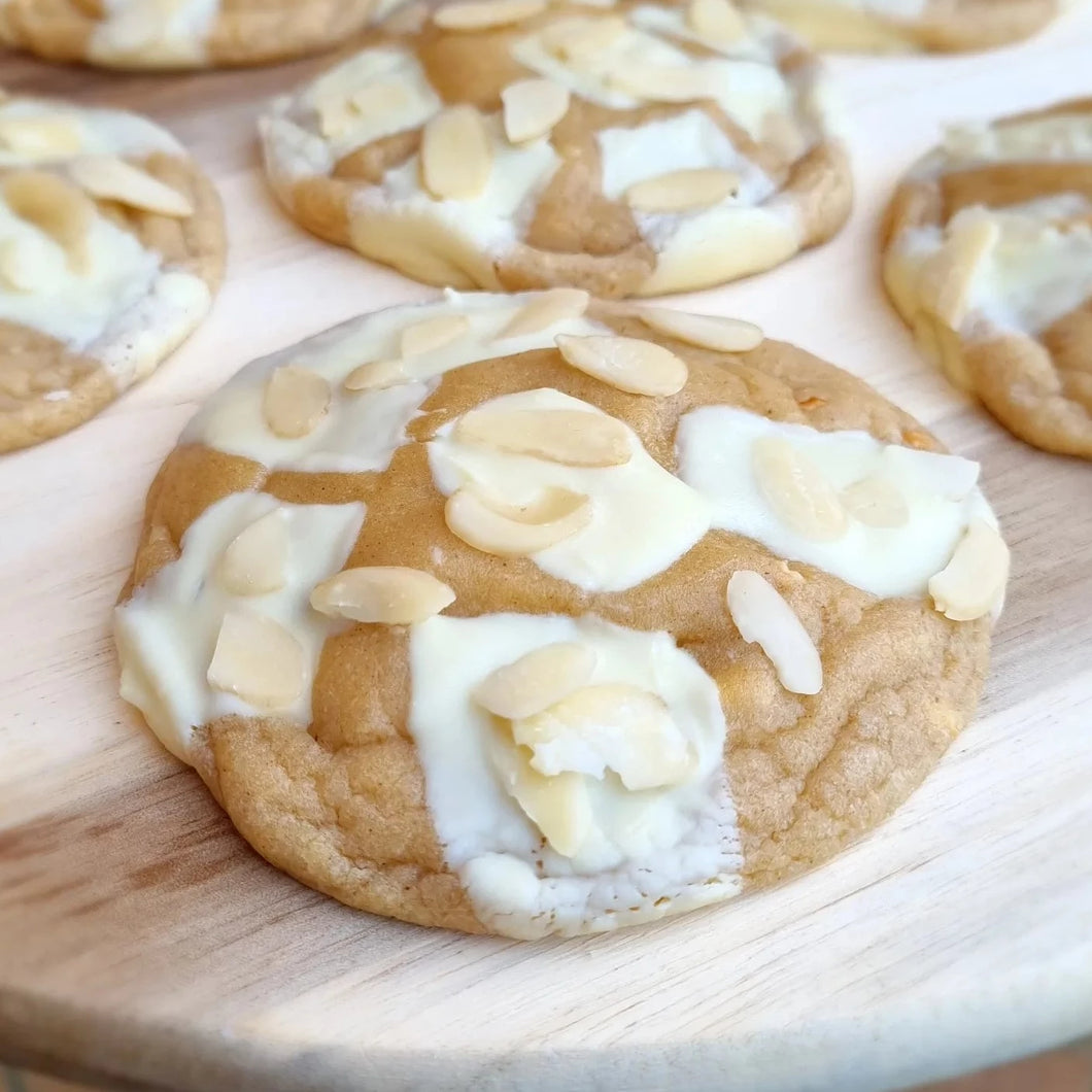 Nutty Chai and White Chocolate Soft Bake Cookies